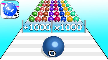 📌Satisfying Mobile Game: AZ Run, Marble Run, Number Masters... All Levels Game Mobile Walkthrough