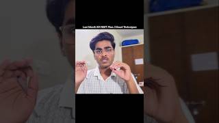 Last Month RE-NEET Plan: 3 Smart Techniques🔥 #reneet #neet #aiims #neetmotivation
