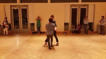 Salsa On2 Intermediate Turn Pattern Combo Partnerwork by Sergio and Sheena #73