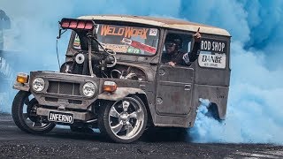 Crazy Swaps Big  Engine V8 - Australian Burnout
