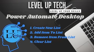 Power Automate Desktop - Create, Add, Remove, Clear List #rpa #automation #ai #pad #powerautomate