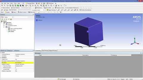 ANSYS Student: Using ANSYS Meshing for CFD Simulation