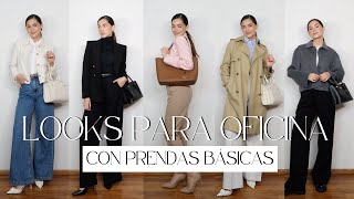 5 Looks Para Ir Al Trabajooficina Con Prendas Básicas L Darlene Style