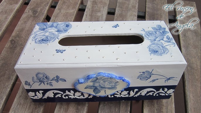 Kleenera Nogal decoración para caja de pañuelos kleenex