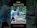 This Pole Driver Makes Physics Do The Work! 🤯⚒️ #shorts #viral