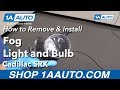 How to Replace Fog Lights 2010-16 Cadillac SRX