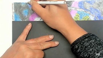 Real Time Coloring Galaxy Background Worlds Within Worlds Prismacolor