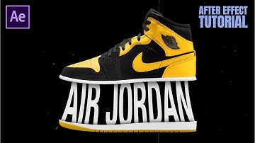 Nike Shoes Motion Graphics Animation in After Effects | After Effects Tutorial
