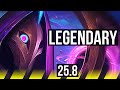 JHIN &amp; Senna vs LUCIAN &amp; Milio (ADC) | 14/2/10, Legendary | KR Challenger | 25.8