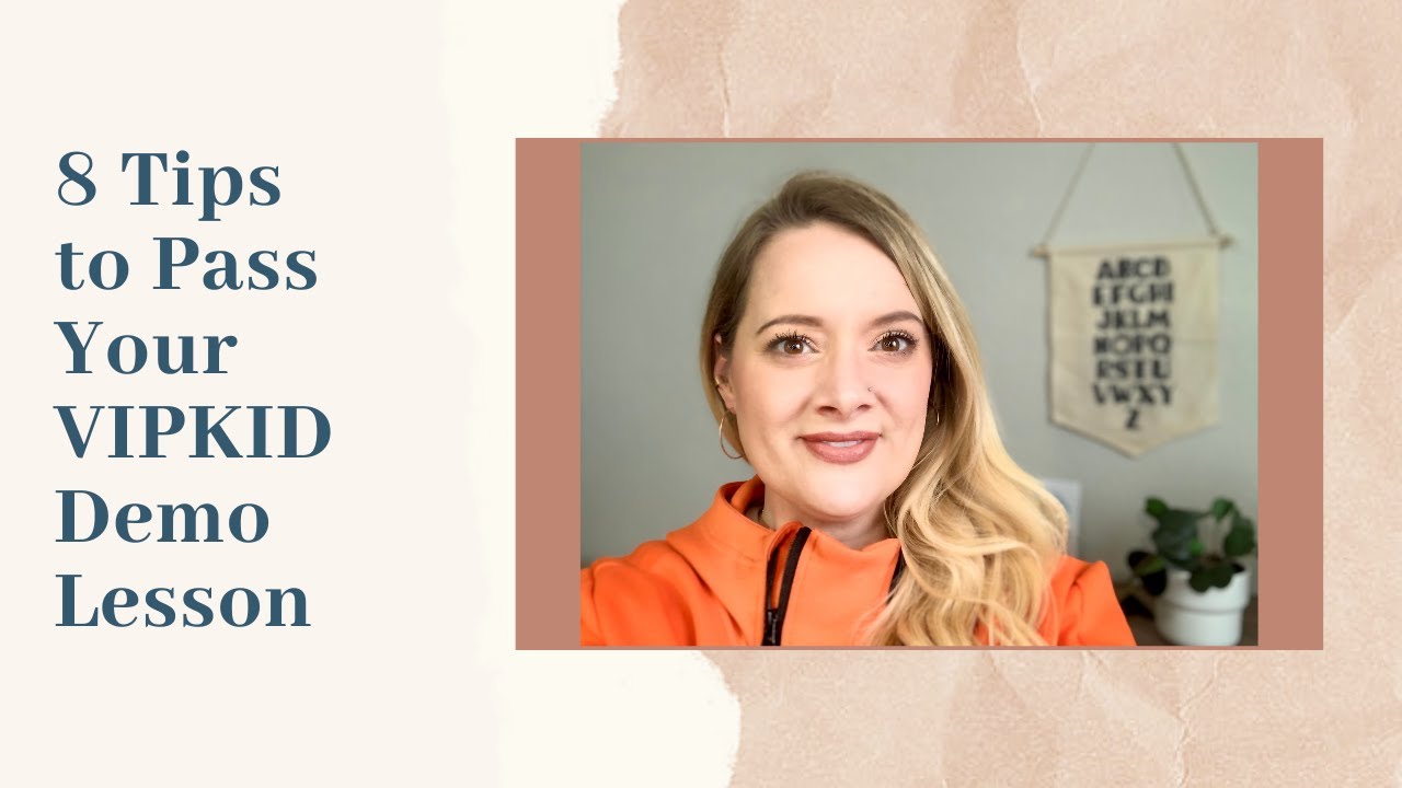 VIPKID Demo: 8 tips to pass your demo in 2021 - YouTube