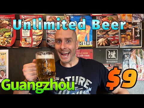 Unlimited Draft Beer for 9 in Guangzhou China