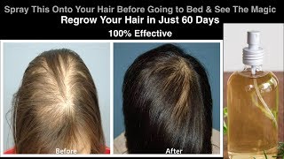 Spray this onto your hair before going to bed | Regrow your hair in just 60 days | Ginger Hair Spray screenshot 2