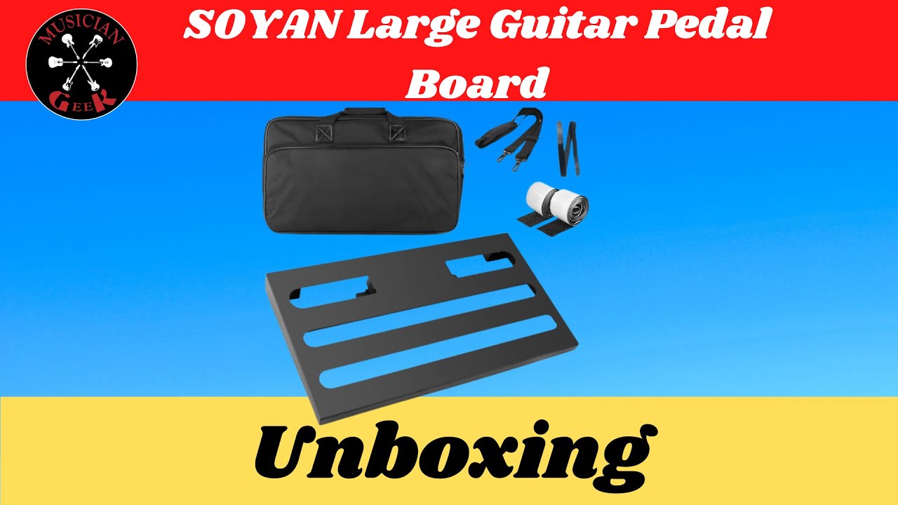 Распаковка большой гитарной педали SOYAN 