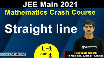 JEE Main Crash Course | Straight Line | Mathematics Crash Course | JEE 2021 | by Tripathi Sir