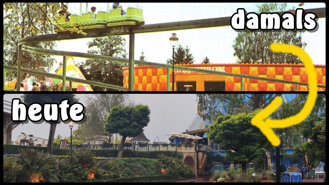 Vor über 30 Jahren: Motive alter Bilder des EUROPA PARK heute rekonstruiert: Was hat sich verändert?