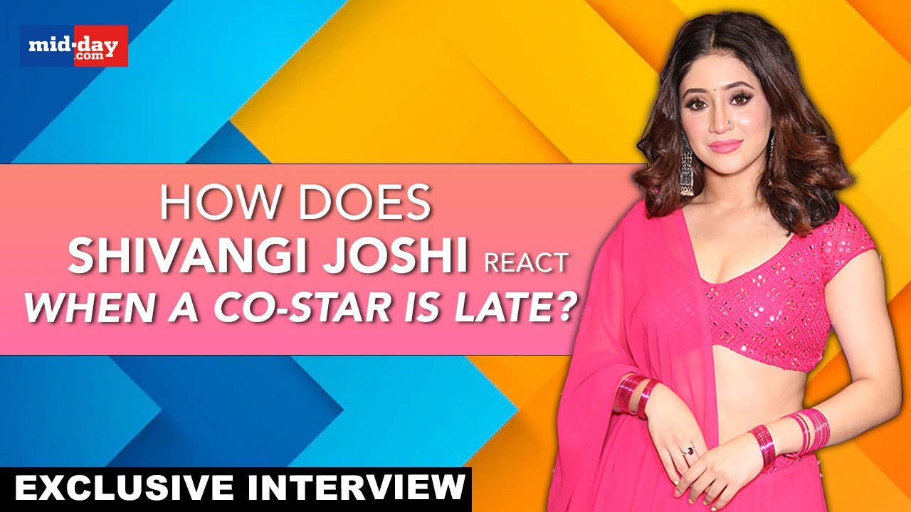 How does Shivangi Joshi react when a co-star is late?