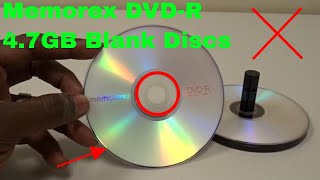 ✅  How To Use Memorex DVD-R 4.7GB Blank Discs Review