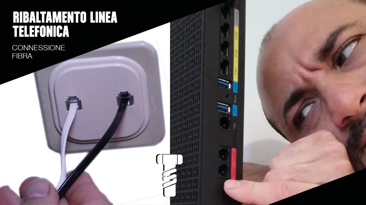Ribaltamento linea telefonica connessione FIBRA