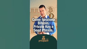 Chi ha la chiave, ha i Bitcoin. Chi la perde, perde tutto. | Bitcoin per principianti di @Bitcoi...