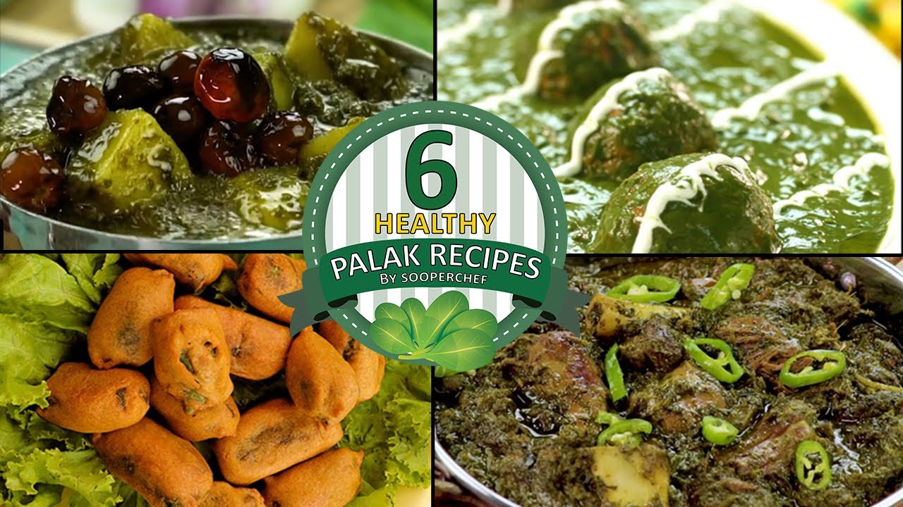 6 Healthy Palak Recipe | Spinach Recipes | SooperChef #PalakRecipes