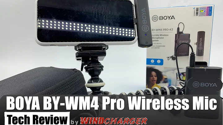 BOYA Wireless Lavalier Mic Microphone BY-WM4 Pro - Fast Review