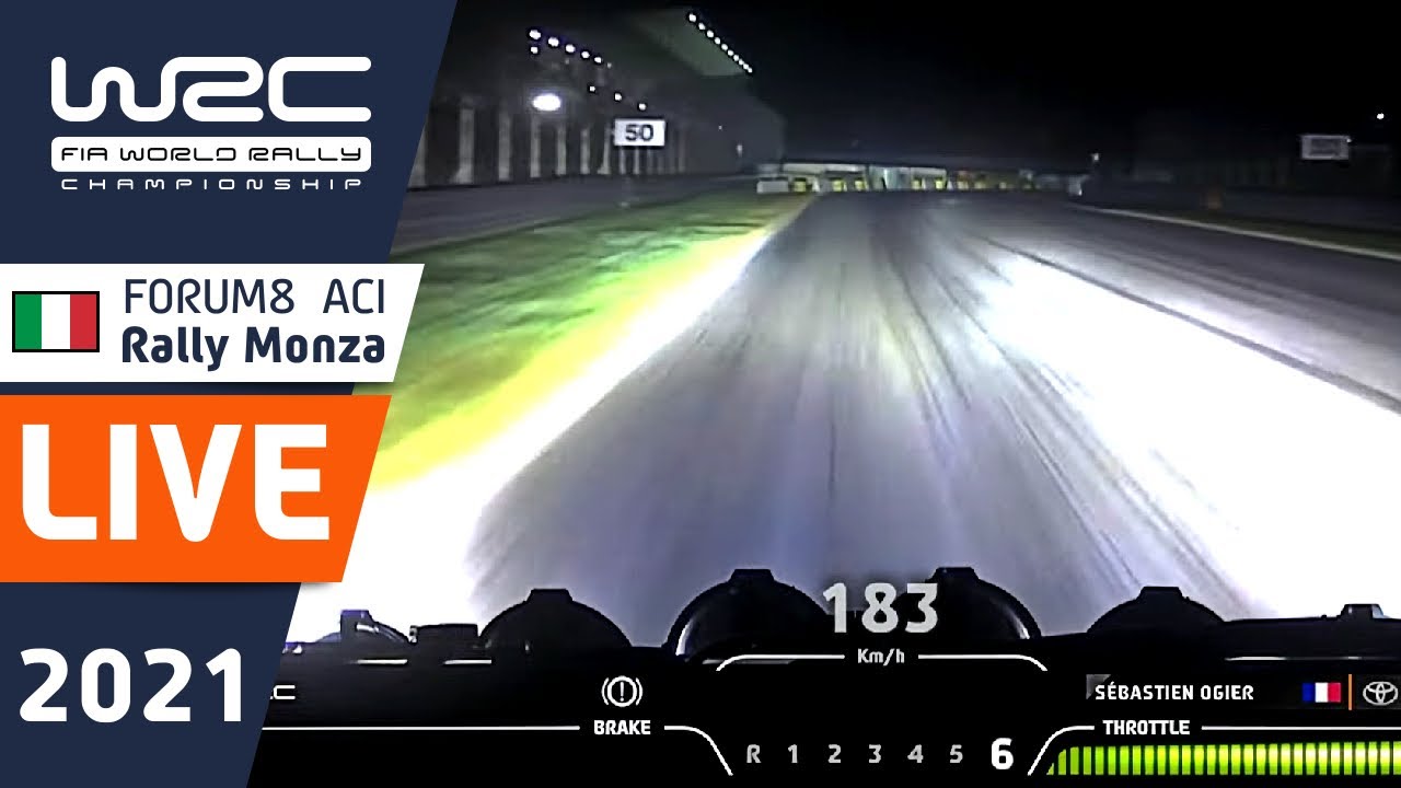 WRC LIVE : Rally Shakedown at WRC FORUM8 ACI Rally Monza 2021