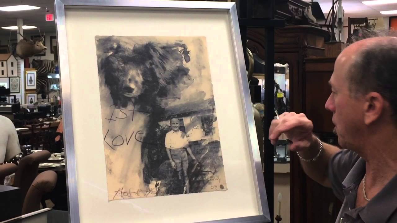 Original Darryl Pottorf Homage to Robert Rauschenberg Signed AP