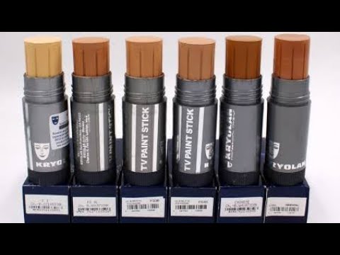 Kryolan Tv Paint Stick Original Vs Fake  Kryolan Stick-Demo & Review  #kryolan #kryolantvpaintstick 