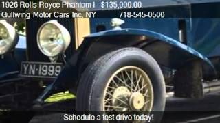 1926 Rolls-Royce Phantom I Turbo For Sale In Astoria, Ny 111