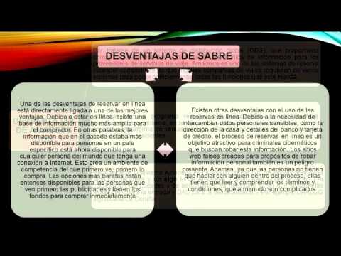 VENTAJAS Y DESVENTAJAS DE LOS SISTEMAS AMADEUS Y SABRE CON RELACIÓN AL PROGRAMA JCL HOTEL
