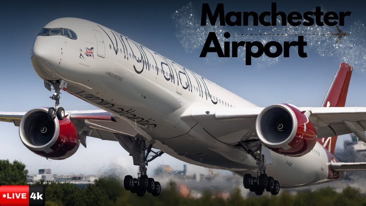 Live - Manchester Airport Plane Spotting - YouTube