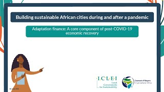 Adaptation finance: A core component of post-COVID-19 economic recovery