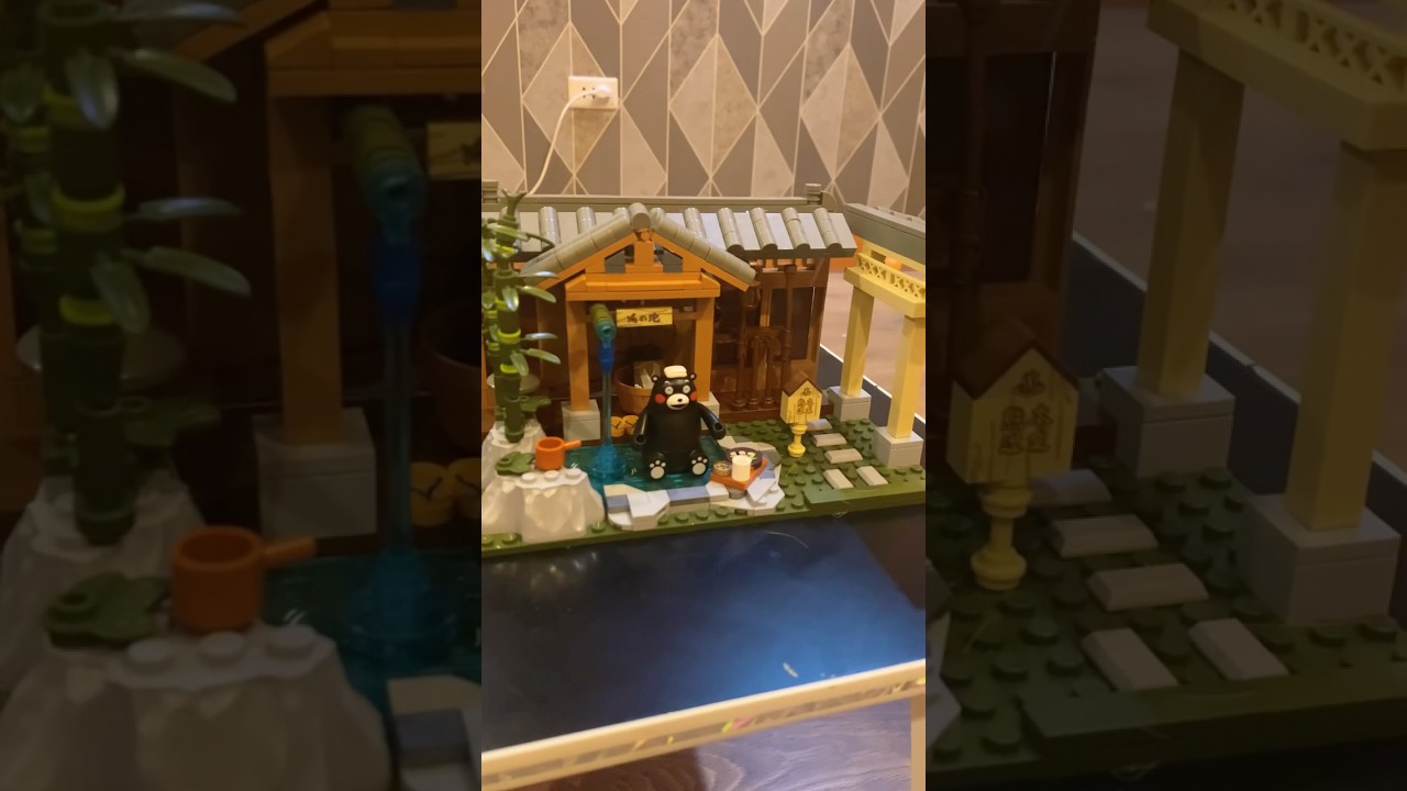 Inbrixx 880009 Kumamon Onsen Building Blocks 