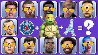 (FULL 74) Guess the Song, CLUB and EMOJI of famous football players,Ronaldo, Messi, Neymar