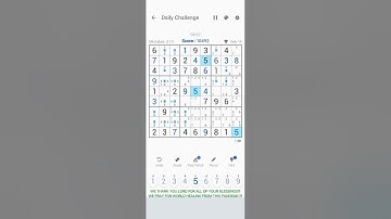 14 FEB 2022 - SUDOKU DAILY CHALLENGE
