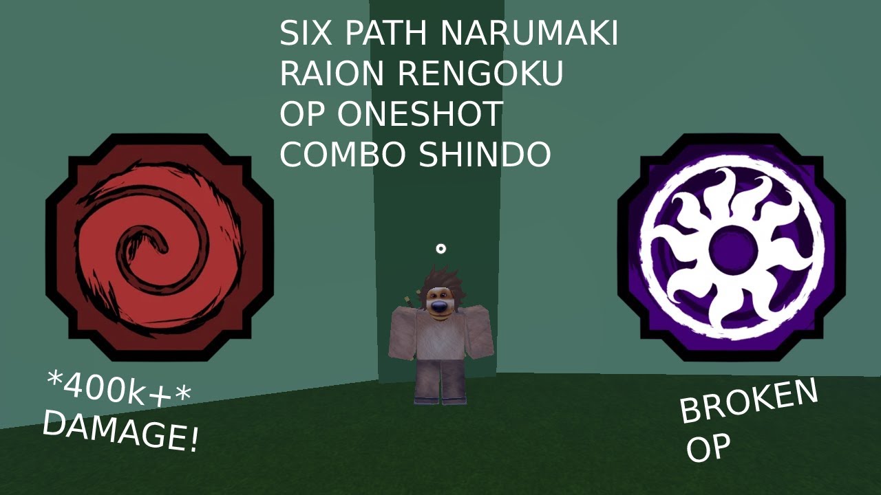 Shindo Life Combo With New Bloodline And Narumaki Six Paths ! 