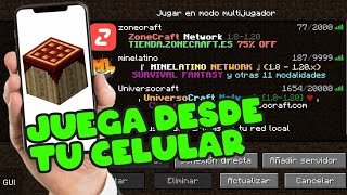 Cómo JUGAR en SERVIDORES de Minecraft Java desde CELULAR Wealth