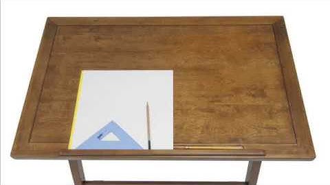 Studio Designs Vintage Drafting Table - Rustic Oak