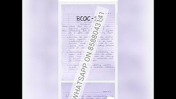 BCOC-138 HANDWRITTEN ENGLISH MEDIUM 2021-22  SOLVED ASSIGNMENT l FOR PDF WHATSAPP ON 8588043141