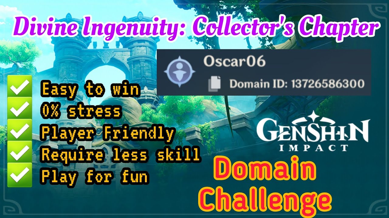 I Have Make My Own Domain To Challenge In Genshin Imapct YouTube i-have-make-my-own-domain-to-challenge-in-genshin-imapct-youtube