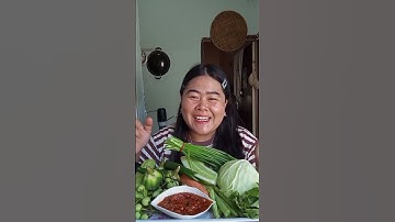 lalapan mentah pake sambal terasi #shorts #mukbang #lalapansayuran