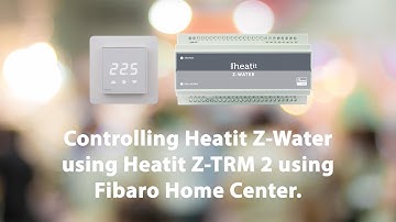 Controlling Heatit Z-Water using Heatit Z-TRM2 in Fibaro Home Center