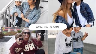 14 Cute Mother Son matching Dress Ideas | Mom - Son Matching Outfits