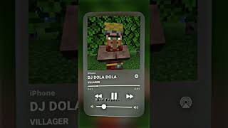 DJ Dola Dola cover Villager minecraft 🗿 #jedagjedug #edit #coverai #minecraft #villager #coversong