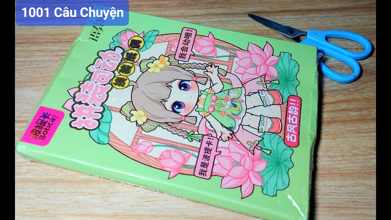 Sticker giấy có khớp cute/Hướng dẫn từng bước lắp ráp búp bê có khớp, mắt chớp dễ làm bằng băng keo