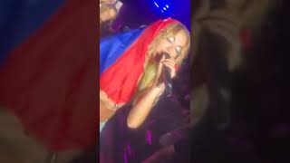 Rita Ora Serbian Flag incident 🚨⁉️🇷🇸 #serbia #albania #kosovo #flag #concert #hungary #fight #drama