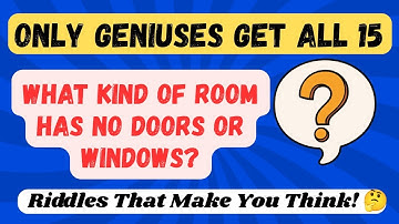 Can You Guess These Tricky Riddles? 🤔 Only 1% Can Solve These Riddles! 🧠