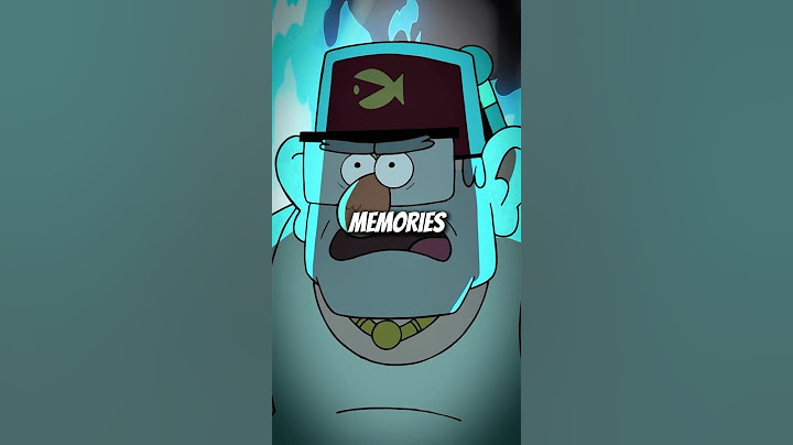 How Grunkle Stan regained his memory! #disney #gravityfalls #billcipher #dipperpines #mysteryshack
