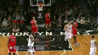 Brook Lopez Sneaky Backdoor Cut & And-1 Slam | Game 5 Nets - Bulls
