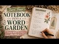 Turn Your Notebook Into a “Word Garden” 🌿 (The Prettiest Way to Learn New Words)